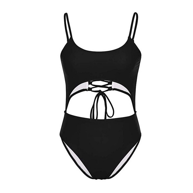 Costum de baie pentru femei, monokini decupat în sus, în față înaltă, decupat, gât, dantelă, spate, costum de baie, costume de baie, set de tankini Купальники 2023 Женские