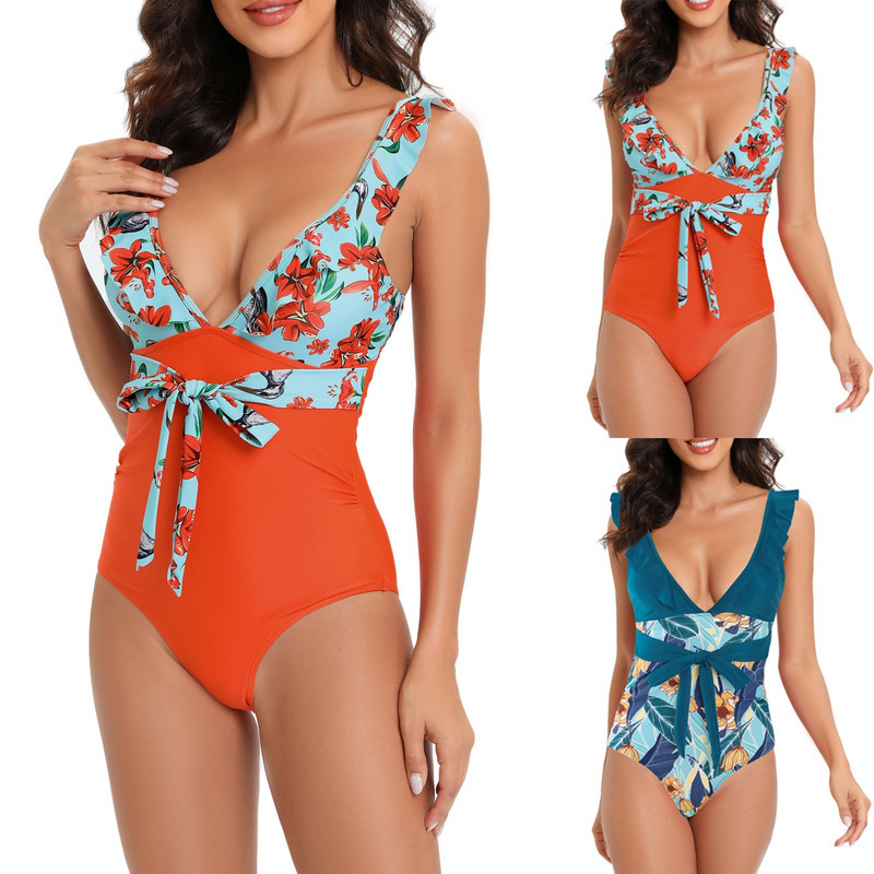Costume de baie dintr-o singură piesă pentru femei Costume de baie fluide Wrap pentru baie Costum de baie pentru slăbire Costum de baie pentru femei biquinis feminino бикини nou