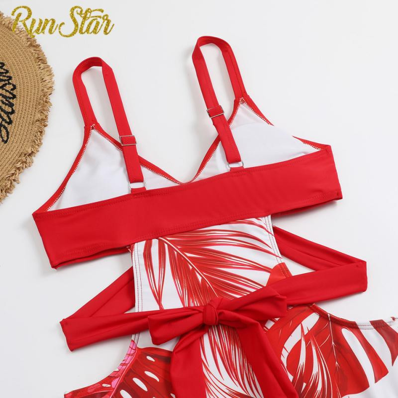 Új Push Up fürdőruha Egyrészes fürdőruha női fürdőruha Halter fürdőruha Nyári nyomtatás Strandruha Monokini fürdőruha