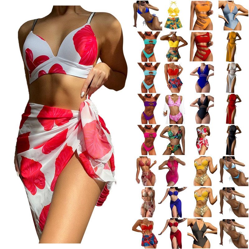 Costum de baie elegant pentru femei 2023 Suspans bikini sexy dintr-o singură bucată cu suport fără spate Costum de baie Costum de baie Ținute de plajă Bikini