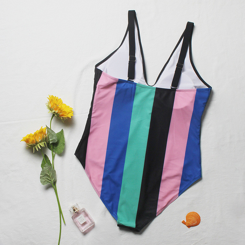 2022 Liela izmēra viendaļīgs bikini krāsa resns peldkostīms sieviete Konservatīvs peldkostīms sieviete