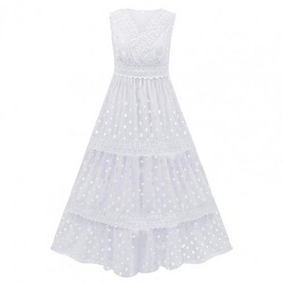 Rannakleit, täpiline kuldne naiste kleit, šifoonist ujumiskostüüm, keebid, väljasõit Sarongi tuunikad, naiste rannariided puhkuse ajal