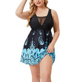 Naiste seksikas sügava V-kaelusega võrgust bikiinidest top Push Up ujumisriided 2023, uus suvine kaheosaline ülikond kõrge vöökohaga, trükitud ujumistrikoo suur suurus