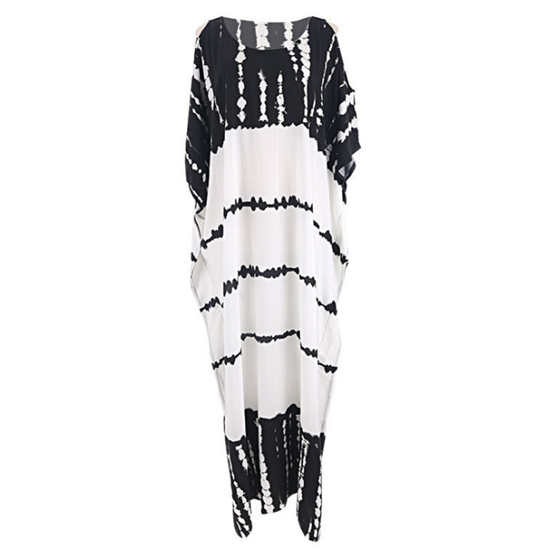 Rochie de plajă imprimată Cămașă largi de vacanță cu protecție solară Bluză Bikini Femei 2023 New Lady Bluză de la malul mării Moda Timp liber Vară Kaki