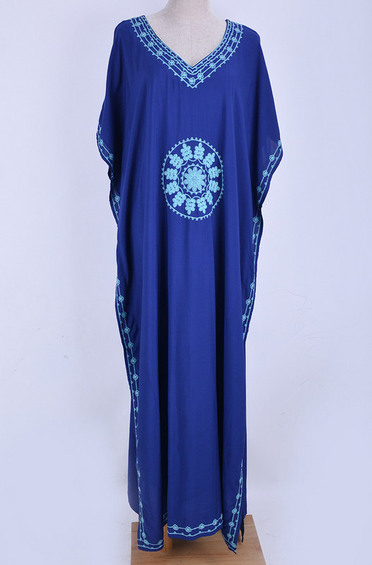 Melna, izšūta pludmales kleita Kaftan Pareo Sarongs Sexy Cover-Up Bikini Brīvs Tunika Peldkostīms Peldkostīmi Cover Ups Robe De Plage