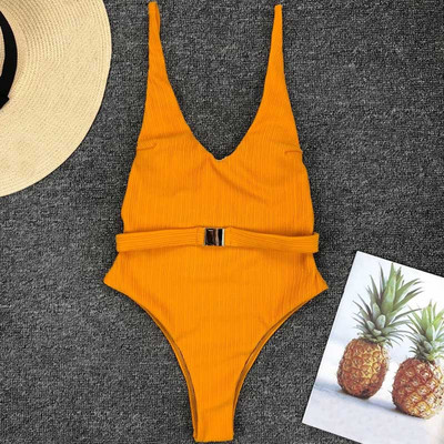 maillot îmbrăcăminte de plajă costume de baie costum de baie pentru femei set sexy pentru femei 2023 costume de baie bikini cu talie înaltă bikini galben sling