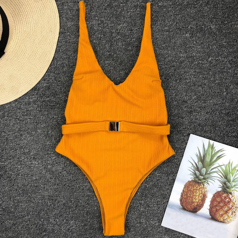 maillot îmbrăcăminte de plajă costume de baie costum de baie pentru femei set sexy pentru femei 2023 costume de baie bikini cu talie înaltă bikini galben sling
