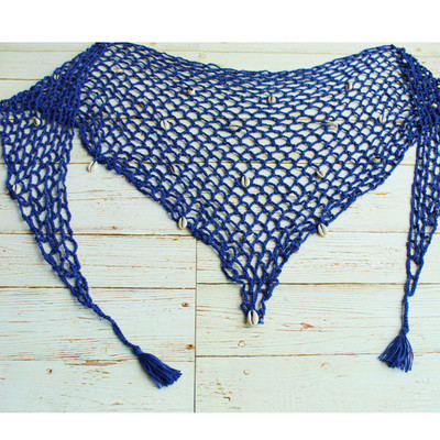 Ljetni ženski seksi bikini Cover Up Weave Hand Heklani Wrap Šalovi Mrežice za sunčanje Suknja Mrežasta Tunika Odjeća za plažu