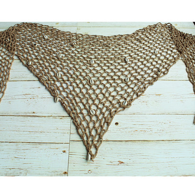 Ljetni ženski seksi bikini Cover Up Weave Hand Heklani Wrap Šalovi Mrežice za sunčanje Suknja Mrežasta Tunika Odjeća za plažu