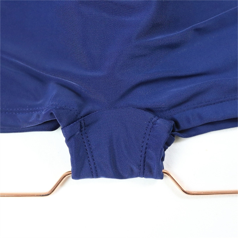 Naiste ühes tükis ujumiskostüüm kõhukontrolliga poisi jalaga ujumisriided, ees keerduvad päitsetega ujumistrikoo Vintage Push Up Monokini