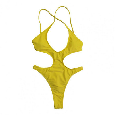 Great Lady Monokini Γυναικείο μαγιό με εξώπλατη μέση, ελαστικό Lady Monokini
