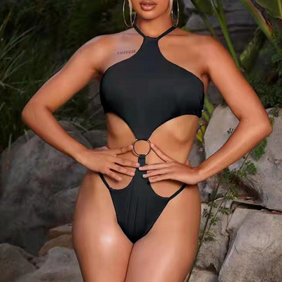 1-osaline naiste ujumistrikoo Seksikas õhuke bikiinid, kiirelt kuivav suvine ujumiskostüüm basseini jaoks rannas päevitamisriided XR-Hot