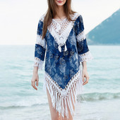 Summer Beach Sunshine Rochii de vară pentru femei Top croșetat Costum de baie cu goluri sexy Rochii de primăvară Îmbrăcăminte pentru femei Transport gratuit