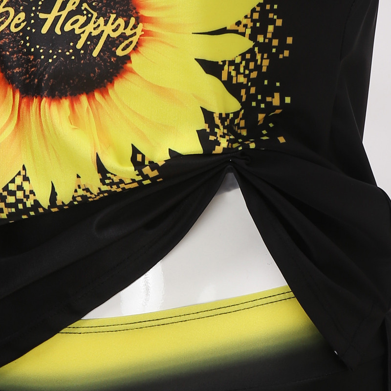 Ženski bikini komplet s remenčićima s printom na leđima Dvodijelni kupaći gaćice Kupaći kostim Biquini Badeanzug