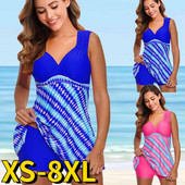 2023. gada jauns dizains, apdrukas peldkostīms, sieviešu peldkostīms, seksīgs Tankini, sieviešu vasaras divdaļīgs peldkostīmu komplekts, sieviešu brīva izmēra bikini peldkostīmi