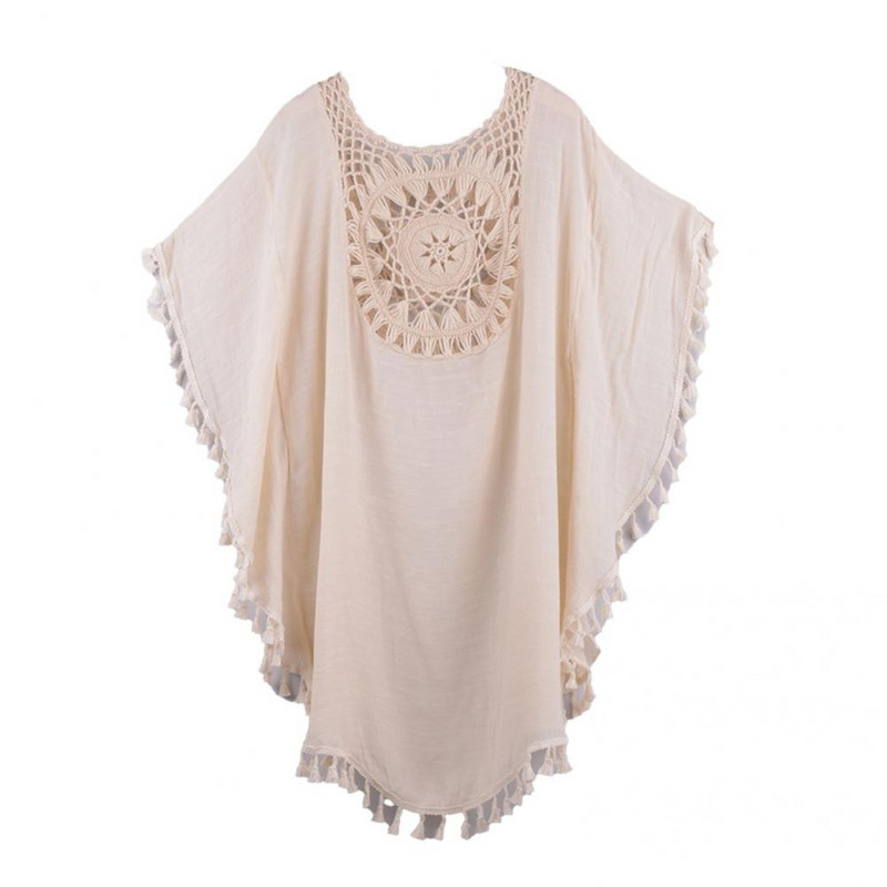 Peldkostīmi Cover Up Vienkrāsains sieviešu savārstījums Sexy Sun Protection Bikini Cover Up Bikini Cover Up ballītei