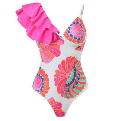 Set fuste lungi Bikini sexy Seturi 2 piese tinuta femeie imprimat sifon stramt wrap piept plaja set costum de baie dintr-o bucata primavara 2023