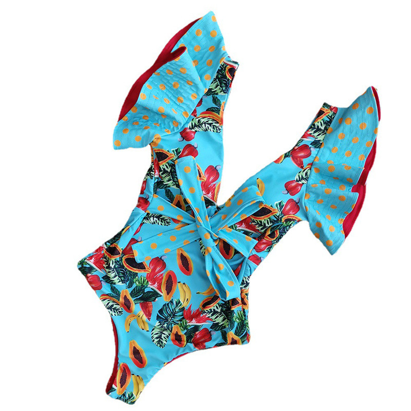 Kétrészes női fürdőruha strandruházat bikini 2023 trendi fürdőruha egyrészes új légyvonal préseléssel hosszú ujjú nyomtatási mennyiségek