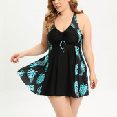 Naiste pluss, lõhestatud nööriga seelikuga ujumiskostüüm, rinnahoidja ja teraseta rinnahoidja Biquiinis Feminino naiste ujumistrikoo купальник