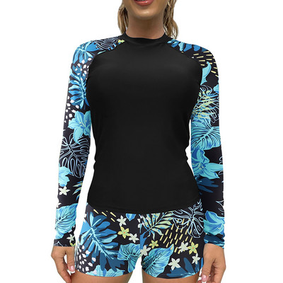 Pikkade varrukatega poolitatud ujumistrikoo surfiülikond sukeldumisülikond ujumistrikoo lühikesed püksid naiste pikad päevalillest ujumistrikoo ujumisseelik