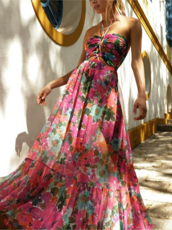 Vintage γυναικεία μαγιό One Piece Μαγιό Πολυτελές μπικίνι φόρεμα παραλίας με εξώπλατο σχεδιαστή Καλοκαιρινό σέρφινγκ ρούχα παραλίας