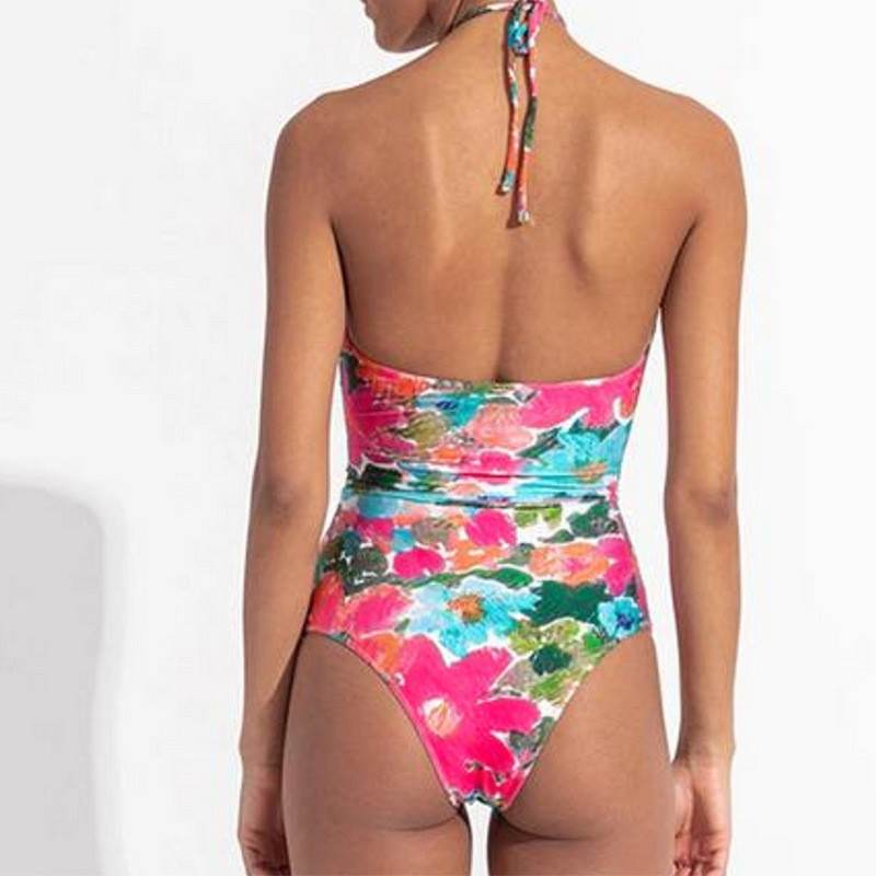 Vintage γυναικεία μαγιό One Piece Μαγιό Πολυτελές μπικίνι φόρεμα παραλίας με εξώπλατο σχεδιαστή Καλοκαιρινό σέρφινγκ ρούχα παραλίας