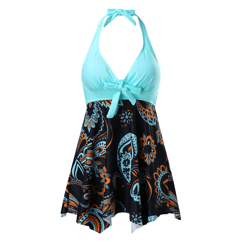 Kaheosaline ujumistrikoo, 2023. aasta suvine naiste ujumistrikoo, päitsetega Push Up bikiinikomplekt, rannakleit lühikeste pükstega Brasiilia Tankini