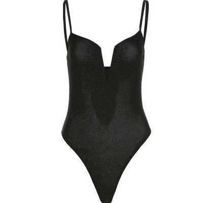 Kuum tüdrukustiilis kombinesoon Super kuum must liibuv seksikas traksidega tänavadisain, õhuke, ühes tükis riided, ülaosaga naiste ülaosa