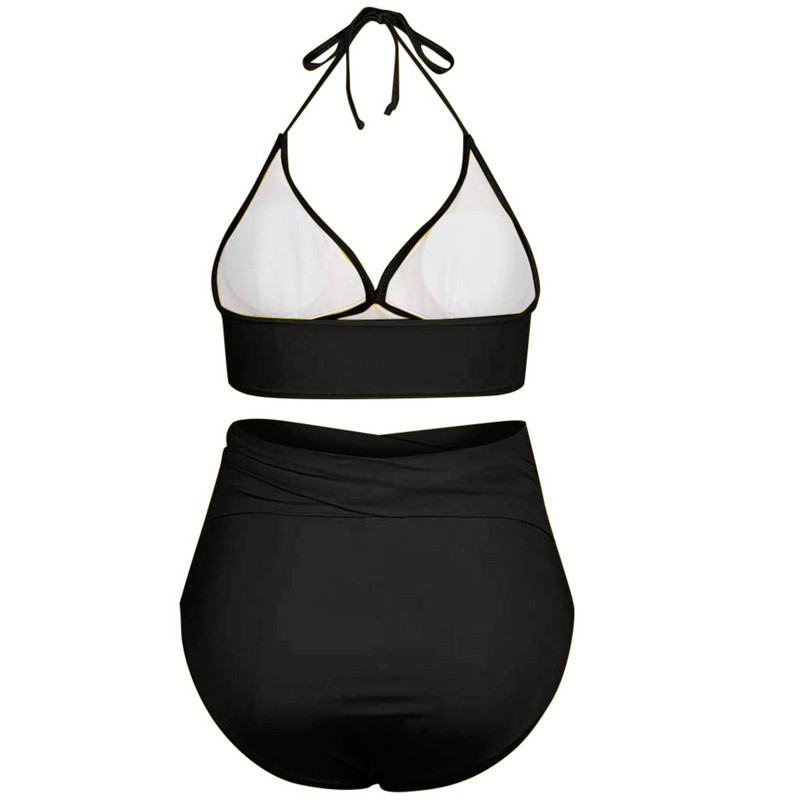 Bikiinikomplektid Naiste ujumistrikoo plusssuuruses kõrge vöökohaga kõhukontrolliga ujumistrikoo, mis katab suures suuruses naiste ujumisriided Tankinid
