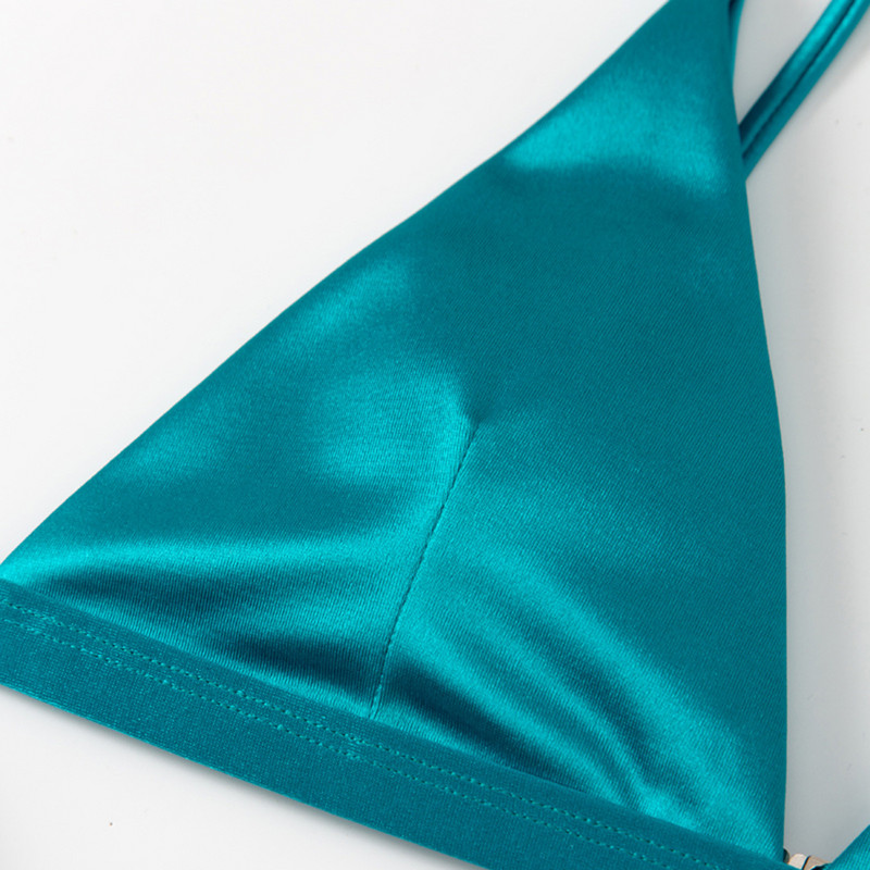 Naiste seksikas sidemega bikiinikomplekt Bandeau Push Up Brasiilia ujumisriided Rannarõivad ujumistrikoo Puuvillane string bikiinid naiste aluspesu