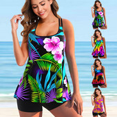 Ženski tankini bikini komplet kupaći kostim kupaći kostim kupaći kostim kupaći kostim ženski bikini set ljetni kupaći kostim dvodijelni S-6XL