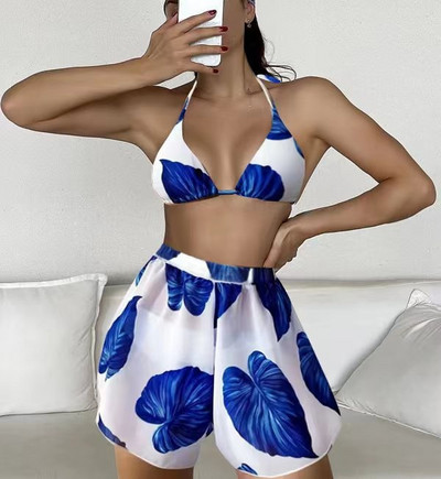 Vasaras atsevišķi peldkostīmi Tankini komplekts Sieviešu peldkostīmi 2023 Sports Beach Wear Divdaļīgs peldkostīmi Baseins Sieviešu peldkostīms