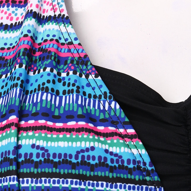 Ujumisriided 2023, naiste seksikas päitsetega kaelariietus, prinditud seelik, ujumistrikoo rannariided, naiste bikiinid, ujumisriided, trend 2023 Купальник Женский