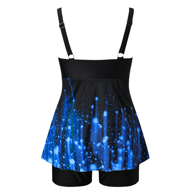 Costum de baie pentru femei Bikini doamnelor sexy cu bandaj de culoare împărțită costum de baie pliat pliat tankini Set costum de bikini Купальники 2023 Женские