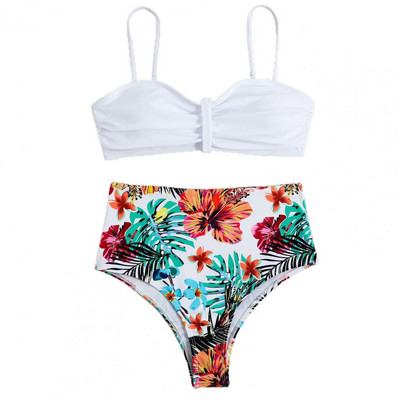 Wading Wire Free Tummy Control naiste lilleline ujumistrikoo Water Activity rõivad