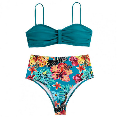 Wading Wire Free Tummy Control naiste lilleline ujumistrikoo Water Activity rõivad