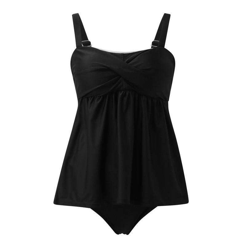 Liela izmēra peldkostīms sievietēm Tankini peldkostīms peldkostīms Tankini tops ar peldkostīmu, īss peldkostīms Tummy Control Beachwear Купальник