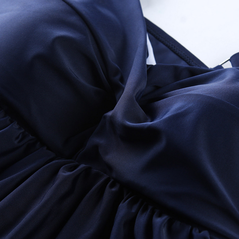 Liela izmēra peldkostīms sievietēm Tankini peldkostīms peldkostīms Tankini tops ar peldkostīmu, īss peldkostīms Tummy Control Beachwear Купальник