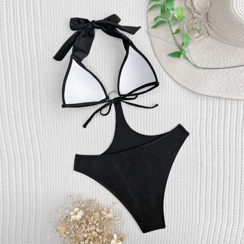 Costum de baie Sexy pentru femei Bikini Vară Înot îmbrăcăminte de plajă 2023 Femeie Conexiune Set două piese Costum de baie pentru baie pentru plajă cu nisip