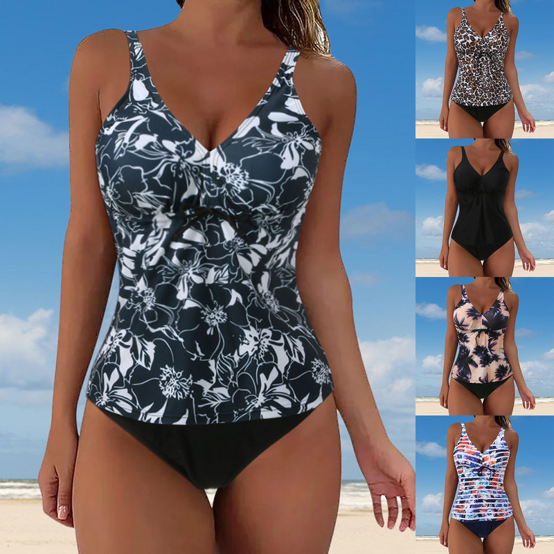 Retró női fürdőruhák 2023 új bikini női osztott napraforgó fürdőruhák lányoknak 1214 fürdőruha, rövidnadrág, női