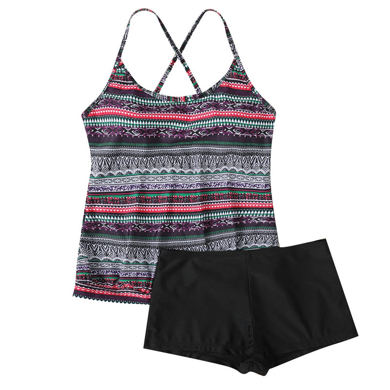 Naiste seksikas Slim Fit trükitud Sling poolitatud bikiinid suures suuruses ujumistrikoo Ujumisriided biquiinis feminino купальник женский Kuum bikiinikomplekt