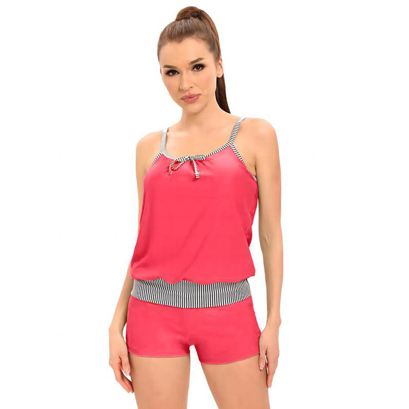 2023 Costume de baie pentru femei Hot Spring Pantaloni despicați Două piese Cover Up Fată Costume de baie cu imprimeu în gradient de protecție solară Set bikini pentru surfing