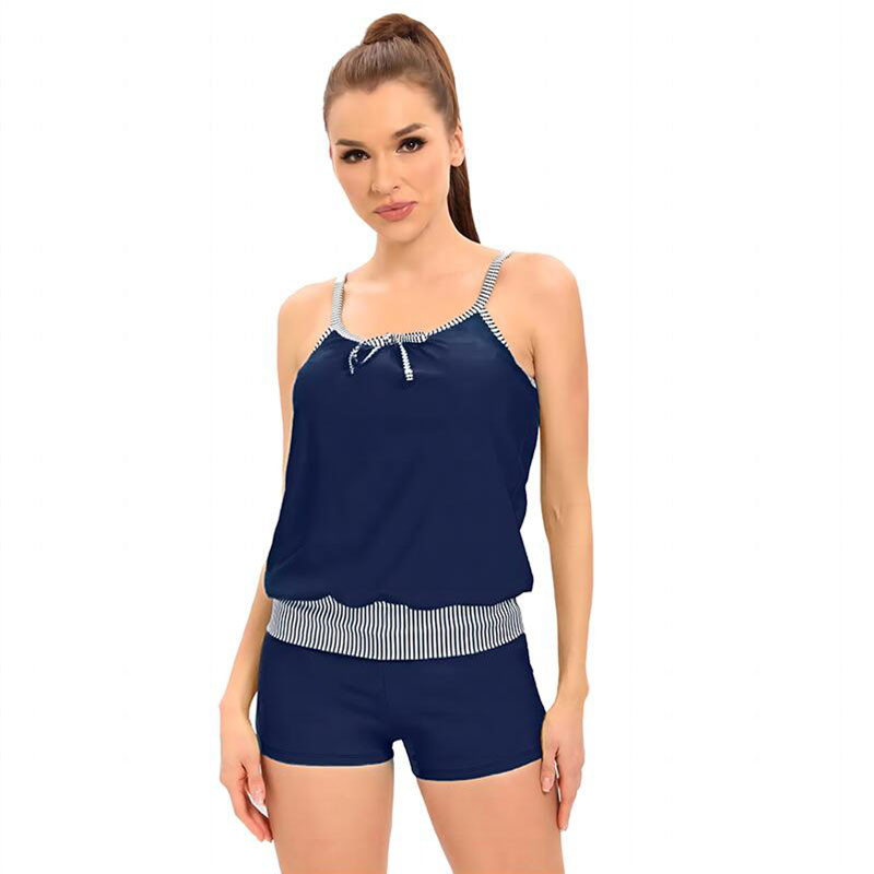 2023 Costume de baie pentru femei Hot Spring Pantaloni despicați Două piese Cover Up Fată Costume de baie cu imprimeu în gradient de protecție solară Set bikini pentru surfing