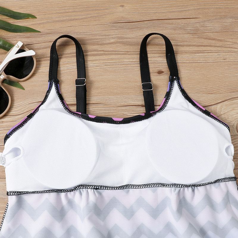 2023 Set de două piese pentru femei Costume de baie Bikini pentru femei Costum de baie imprimat Monokini sexy de vară îmbrăcăminte de plajă cu talie înaltă Tankini