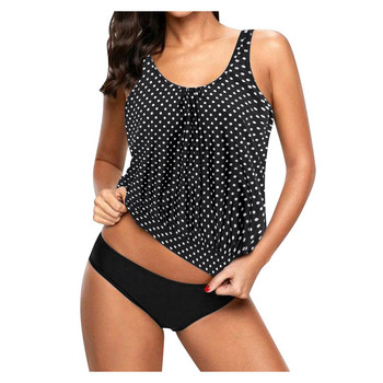 Vintage Gradient Print Tankini Μαγιό Γυναικεία Casual Μαγιό Tankini Μαγιό Tankini Σετ Maillot De Bain