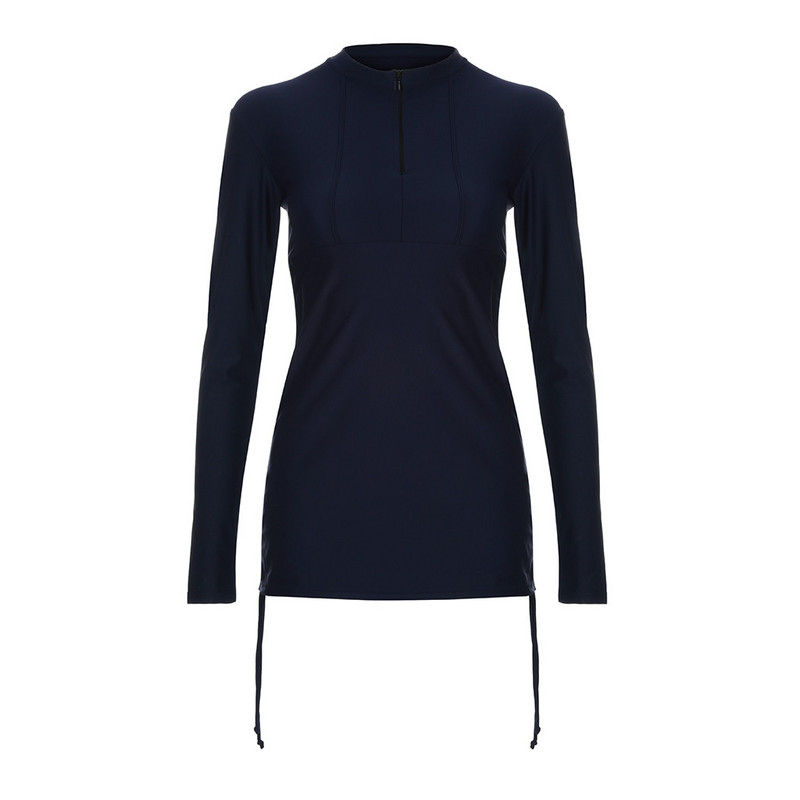 Cămașă cu mânecă pentru femei Topuri de surf Gardă Înoată lungă erupție solară Costume de baie Set tankini Costum de baie Pantaloni scurți Femei Tankini două piese