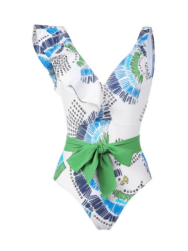 Costum de baie vintage pentru femei Costum de baie dintr-o bucată Bikini de lux Rochie de plajă fără spate Costum de baie de designer Îmbrăcăminte de surf de vară Îmbrăcăminte de plajă