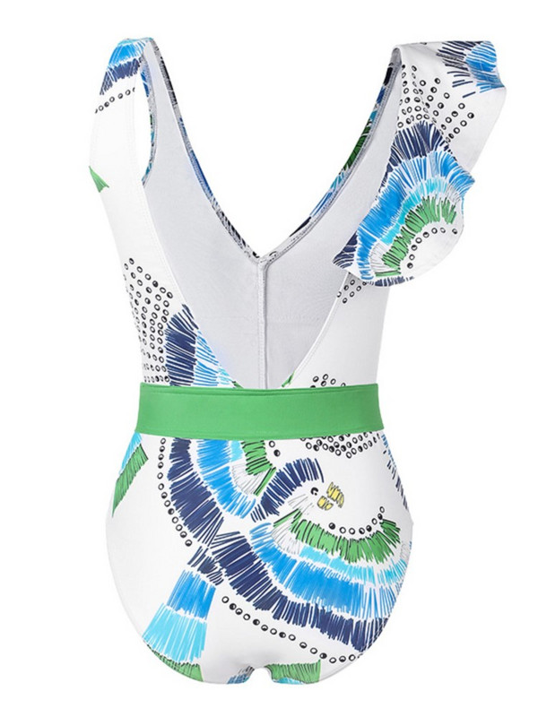 Costum de baie vintage pentru femei Costum de baie dintr-o bucată Bikini de lux Rochie de plajă fără spate Costum de baie de designer Îmbrăcăminte de surf de vară Îmbrăcăminte de plajă