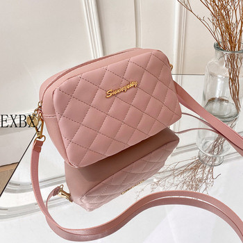 EXBX Fashion Chain Ladies Crossbody Bags Tassel Small Messenger Bag for Women Trend Lingge Embroidery Camera Женска чанта през рамо