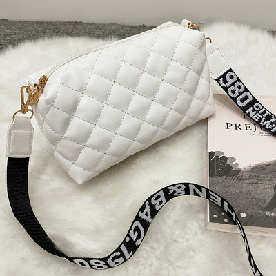 2022 г. Малка чанта Messenger за жени Trend Lingge Embroidery Camera Женска мода Дамски чанти през рамо Crossbody Чанта за мобилен телефон